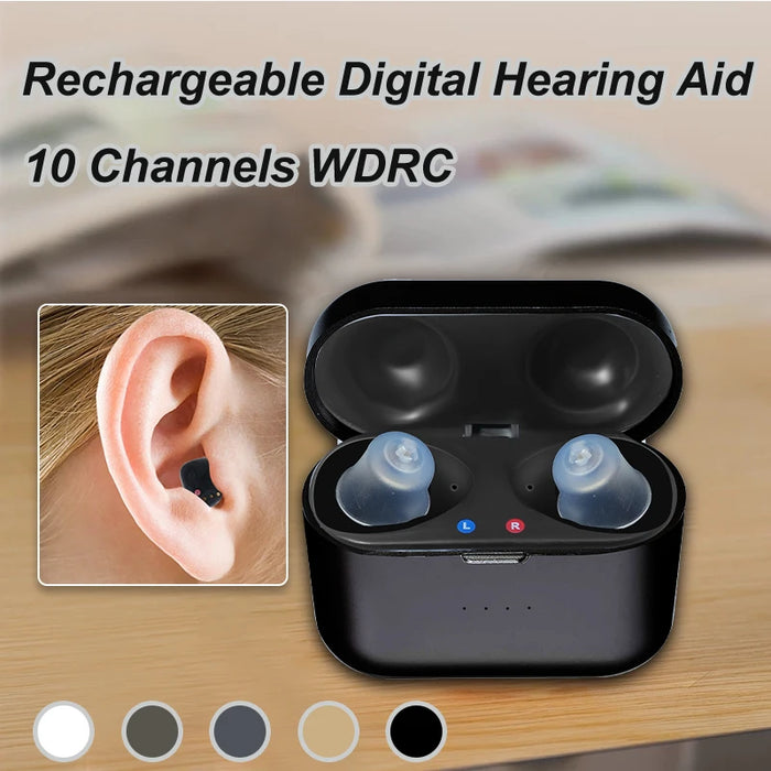 10-Channel Digital Hearing Aid with Noise Cancelling