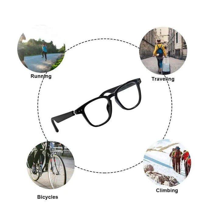 Bluetooth Audio Smart Glasses with Microphone - FLUXA