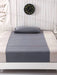 Grey Grounded Half Bed Sheet 90x260cm with Silver Antimicrobial Conductive Cord