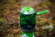 Portable 16L Mini Rice Cooker in Green with Non-Stick Coating and LED Panel