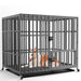 Sturdy Metal Dog Cage for Larger Breeds with Easy Assembly