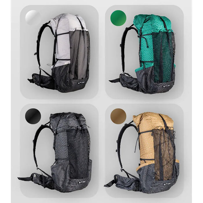 Black 40+16L Ultralight Outdoor Backpack, 880g