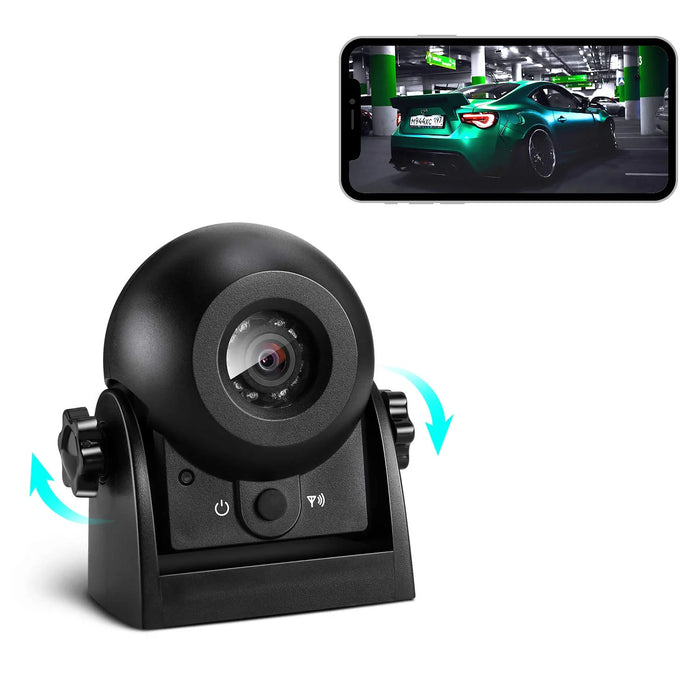 Stable 50ft wireless transmission range with smartphone monitoring for real-time viewing
