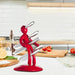 Space-saving knife holder designed for 5 types of knives, keeping your counter organized