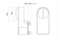 Smart door lock with operation logs and remote control capabilities