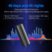 Black mini digital voice recorder with 8GB storage capacity
