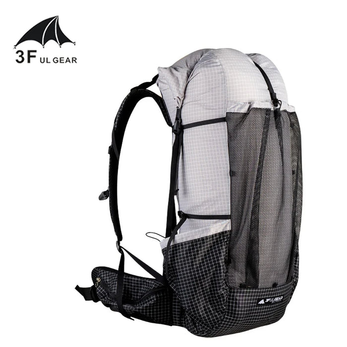 Khaki 40+16L Ultralight Outdoor Backpack, 880g