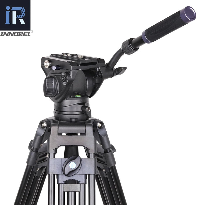 Aluminum Fluid Head Tripod for DSLR and Camcorders