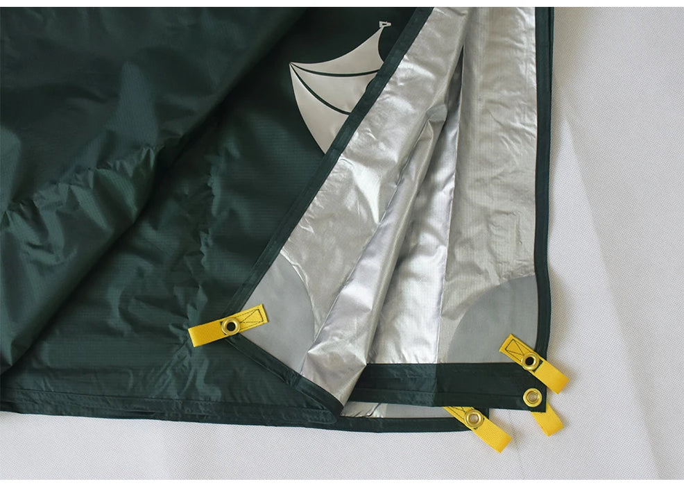 Waterproof Outdoor Shelter Tarp 4x3m Green – UV Resistant