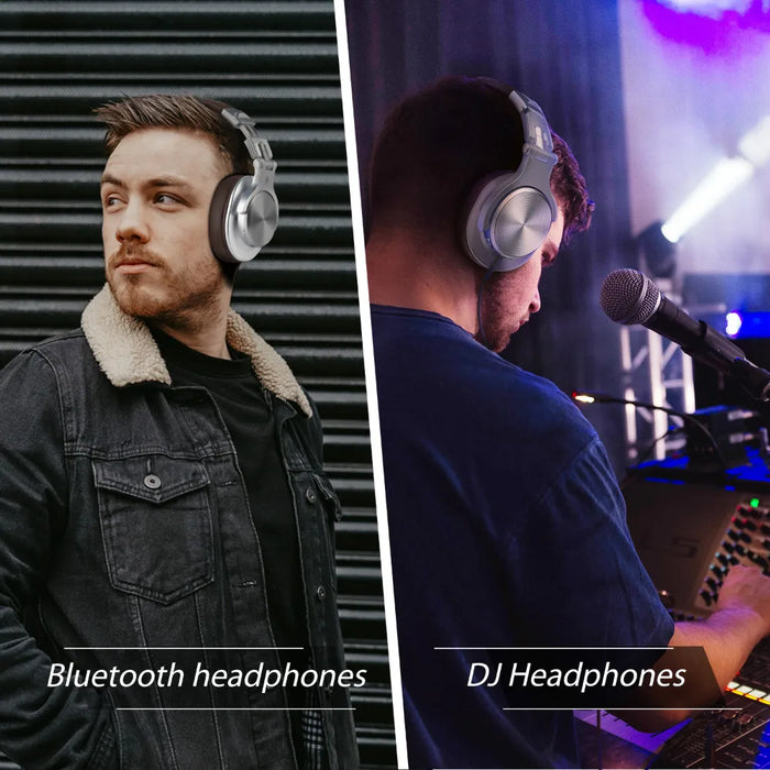 Over-Ear Bluetooth Headphones with Noise Reduction & Mic
