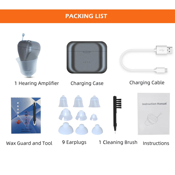10-Channel Digital Hearing Aid with Noise Cancelling