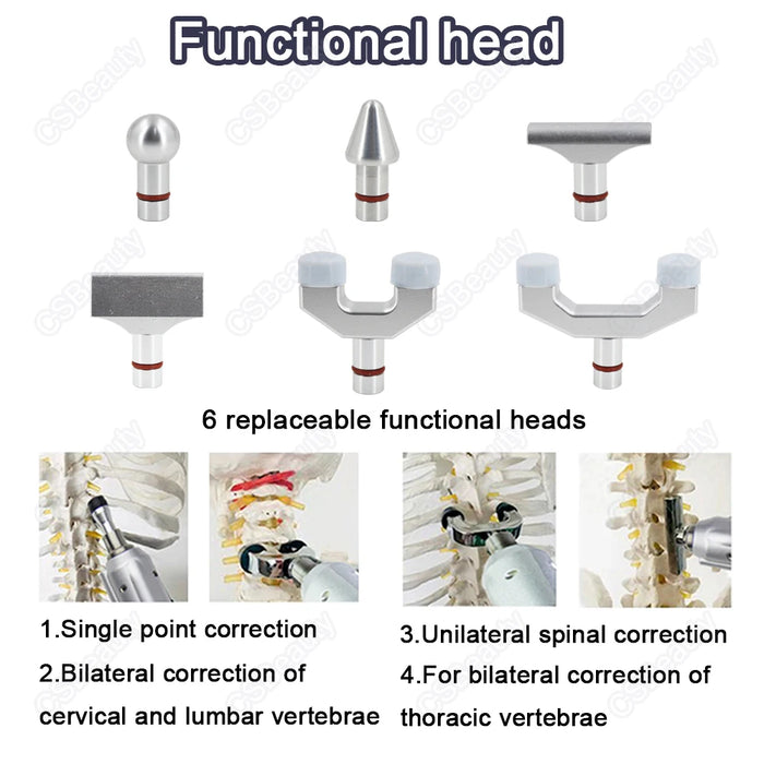 Ergonomic and durable Chiropractic Massager made with high-quality materials