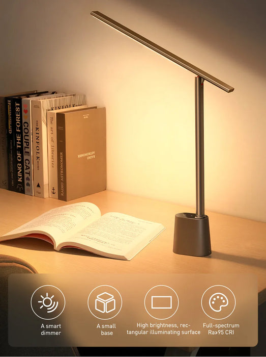 Cordless and rechargeable LED desk lamp with 2200mAh battery