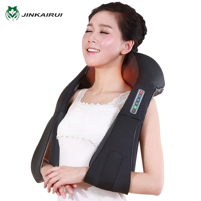 Shiatsu Kneading Massager with Power and Car Adapter
