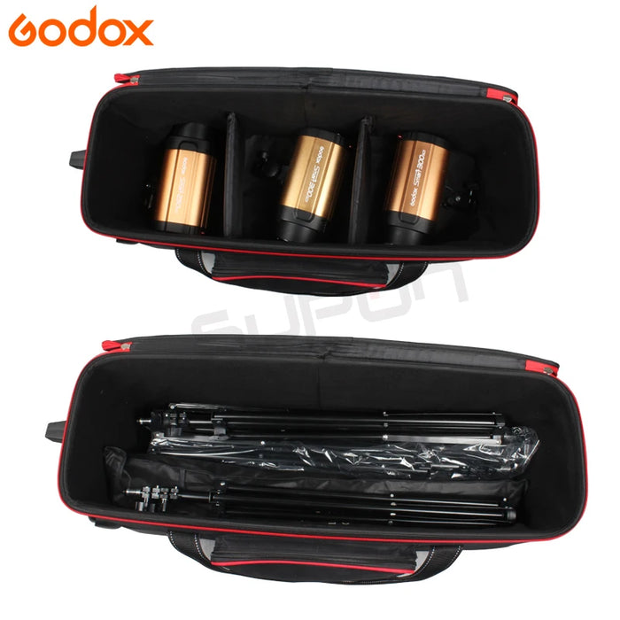 Studio Lighting Equipment Carrying Case with Shoulder Strap