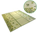 Traditional Japanese Tatami Rush Mat for Bedroom & Living Room, 195x195CM