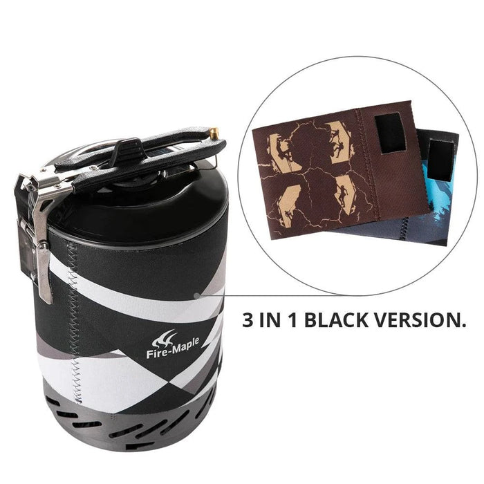 Package includes 1 cooking system (gas cartridge not included) for outdoor use
