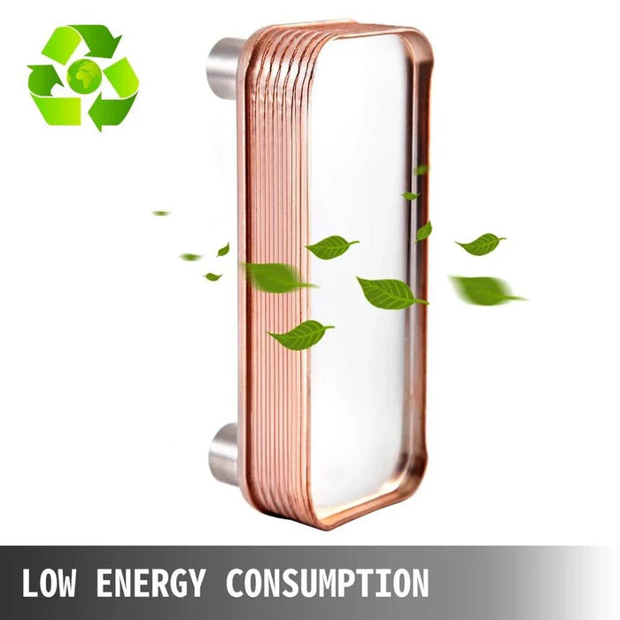 60 Plate Stainless Steel Heat Exchanger Wort Chiller for Homebrew Beer Brewing