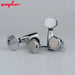 Zinc alloy housing with brass gear and hexagonal handle design