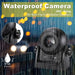 12 IR LEDs for infrared night vision up to 9m in low-light conditions