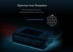 Package includes M6D Dual Channel Charger, User Manual, and USB Cable