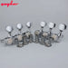 Guitar Locking Tuners Chrome Metal 6 Left for Electric Guitar Machine Heads