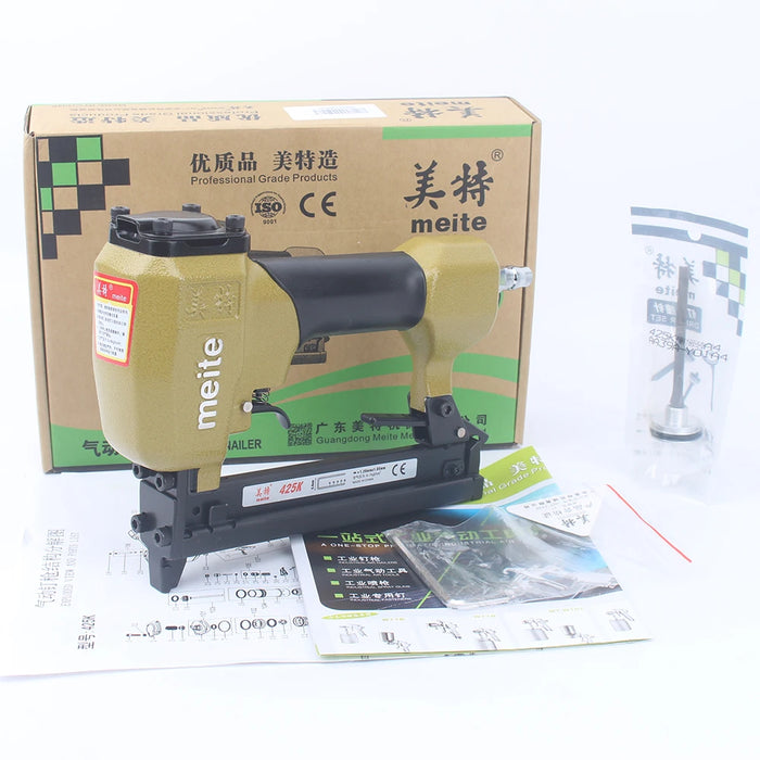 Pneumatic Air Stapler for Leather & Decoration – 80pcs Capacity