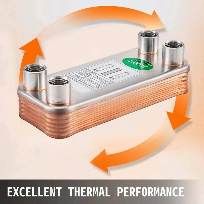 60 Plate Stainless Steel Heat Exchanger Wort Chiller for Homebrew Beer Brewing - Efficient and durable equipment for cooling wort during beer brewing process