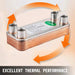 60 Plate Stainless Steel Heat Exchanger Wort Chiller for Homebrew Beer Brewing - Efficient and durable equipment for cooling wort during beer brewing process