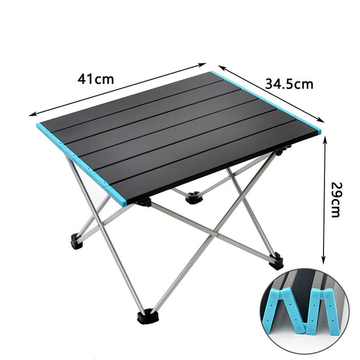  Convenient and portable table for camping, picnics, and beach trips
