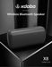 Black 60W Bluetooth Speaker Waterproof Subwoofer with multiple playback modes including Bluetooth, TF card, and AUX input