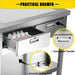 Professional Stainless Steel Kitchen Work Prep Table with Double Drawers and Ergonomic Handles