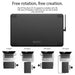 25-Cm Drawing Tablet with 8 Shortcut Keys, Tilt Support, and 8192 Pressure Levels (DECO 01V2) - FLUXA