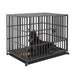 Heavy Duty Dog Cage XL with Sturdy Metal Frame and 3 Doors