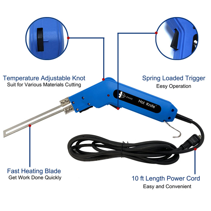 Styrofoam Cutting Tool – Electric Foam Knife, 25cm Blade FC150 with G04