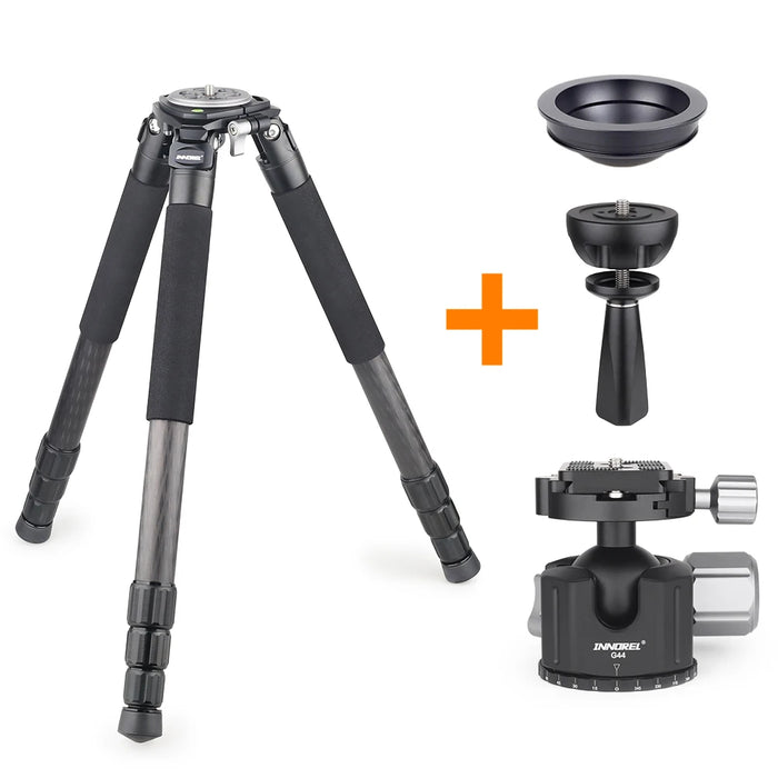 10-Layer Carbon Fiber Tripod, Heavy Duty, 4-Section Legs