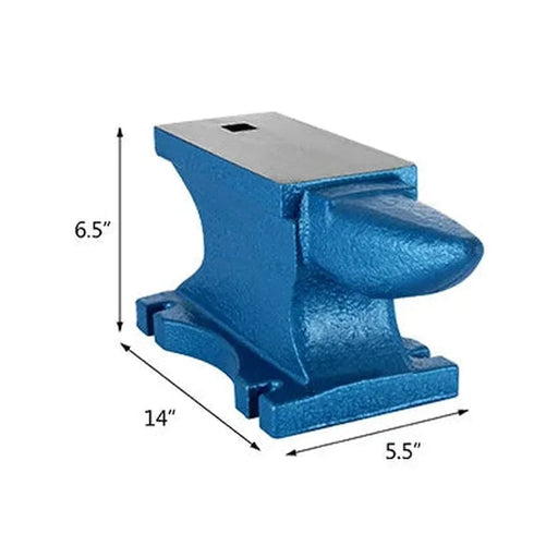 Durable Blacksmith Anvil with Polished Surface, Large Working Area, and Wide Applications for Metalworkers