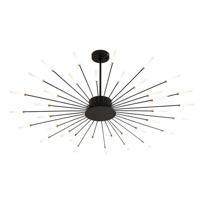 Black Nordic LED Ceiling Lamp