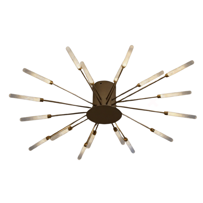 Modern 18-Head Gold Nordic LED Ceiling Light