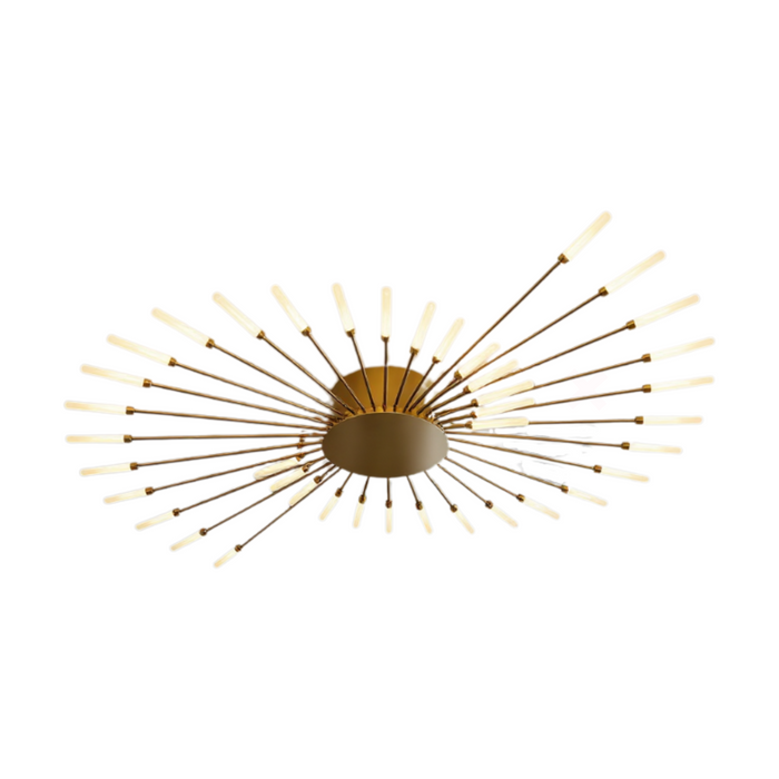 Modern Gold 42-Head LED Ceiling Light Nordic Style