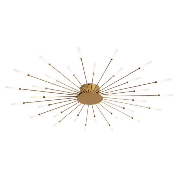 Nordic Style Gold LED Ceiling Light with 30 Heads