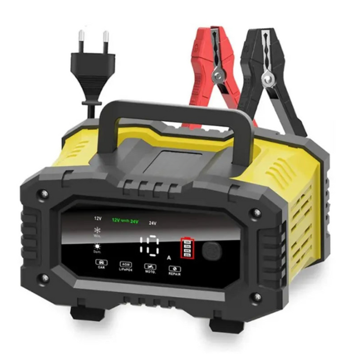 Smart Battery Charger 10A/5A, Yellow