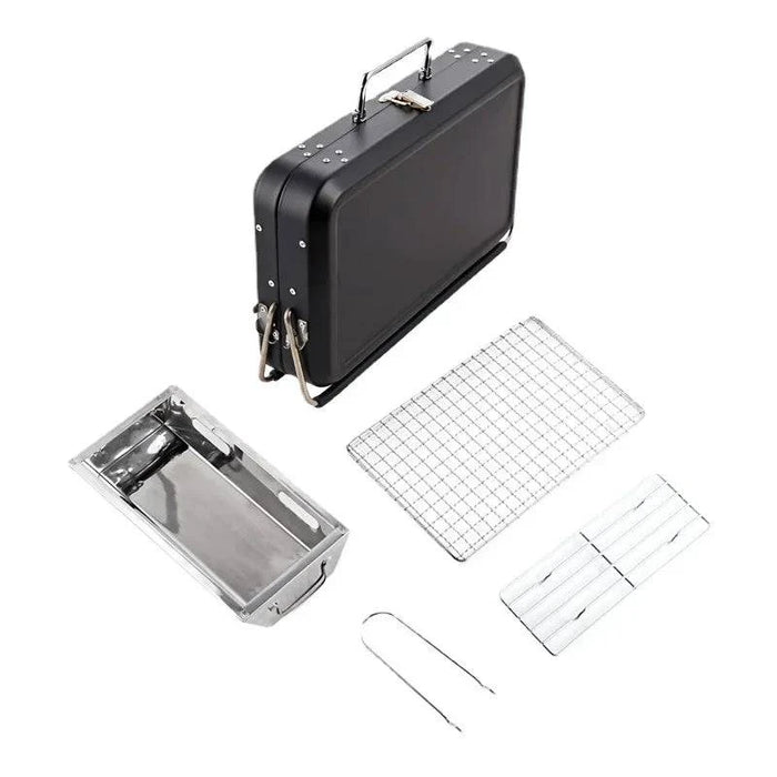 Convenient storage space for utensils or grilling accessories