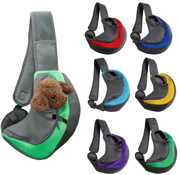 Breathable Pet Front Chest Carrier Backpack Portable Outdoor Bag for Cats & Small Dogs