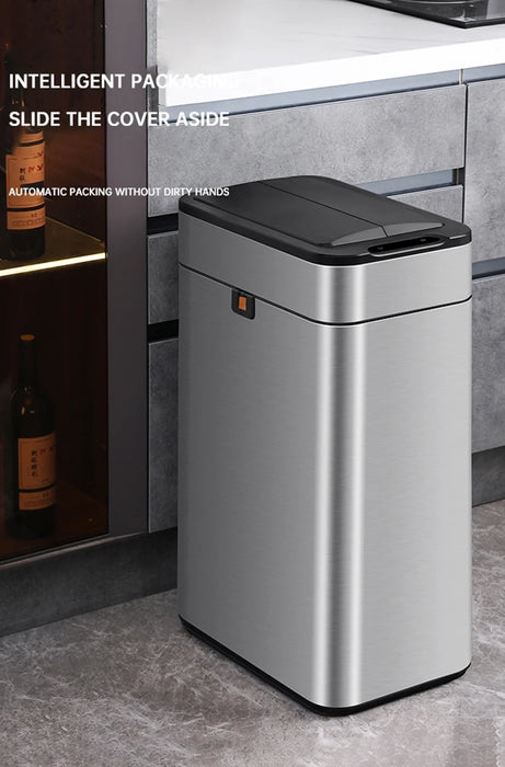 50L Automatic Induction Trash Can for Kitchen or Bathroom