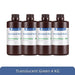 High precision UV resin for 3D printer, quick curing LCD printing material in 4KG Tran-Green