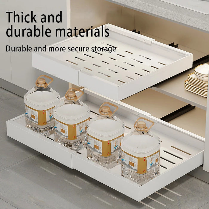 Sliding Roll-Out Shelf for Kitchen and Home Storage