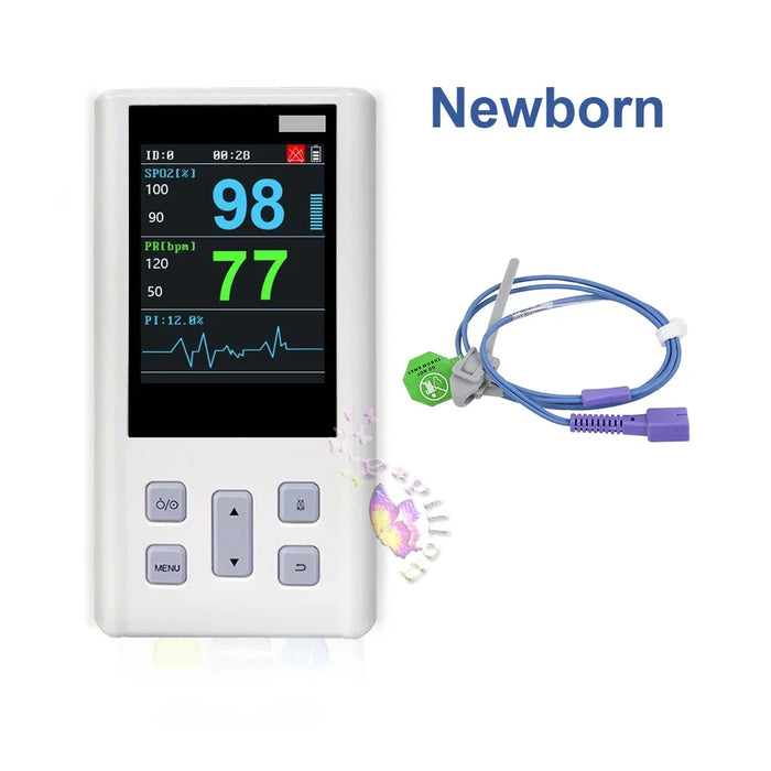 Handheld Pulse Oximeter SPO2 PR Monitor for Newborns