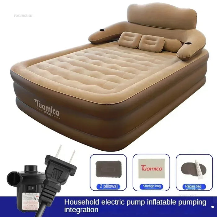 Modern Folding Inflatable Bed for Outdoor and Indoor Use