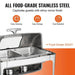Efficient Heating Chafing Dish Set with Fuel Holders